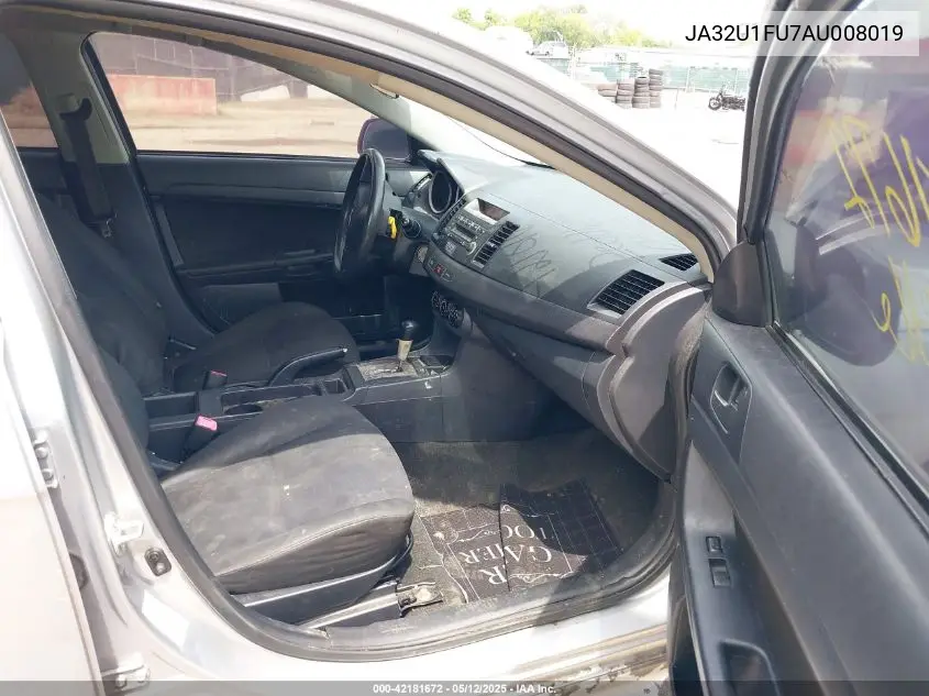 2010 Mitsubishi Lancer De VIN: JA32U1FU7AU008019 Lot: 42181672