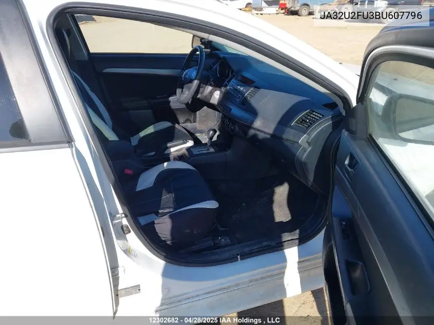 2011 Mitsubishi Lancer Se VIN: JA32U2FU3BU607796 Lot: 12302682