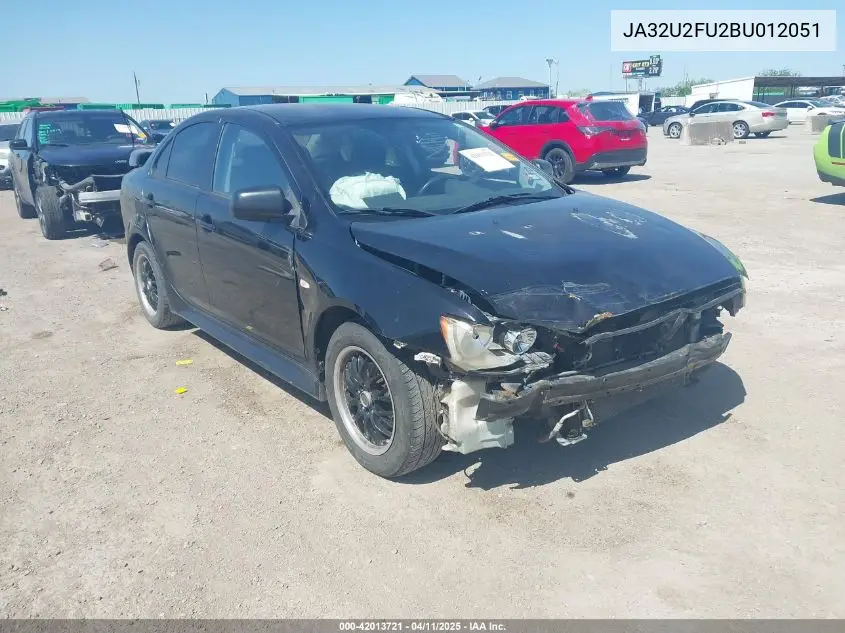 2011 Mitsubishi Lancer Es VIN: JA32U2FU2BU012051 Lot: 42013721