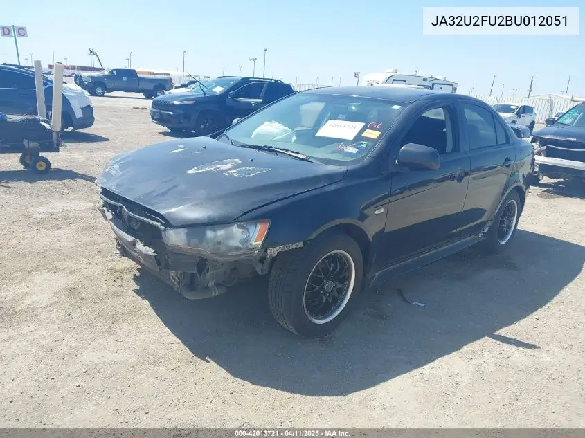 2011 Mitsubishi Lancer Es VIN: JA32U2FU2BU012051 Lot: 42013721
