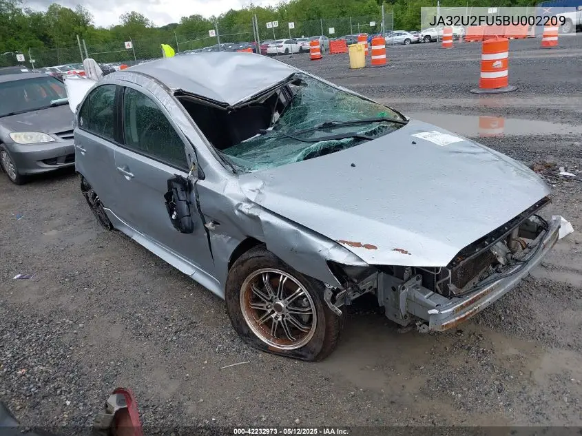 2011 Mitsubishi Lancer Es VIN: JA32U2FU5BU002209 Lot: 42232973