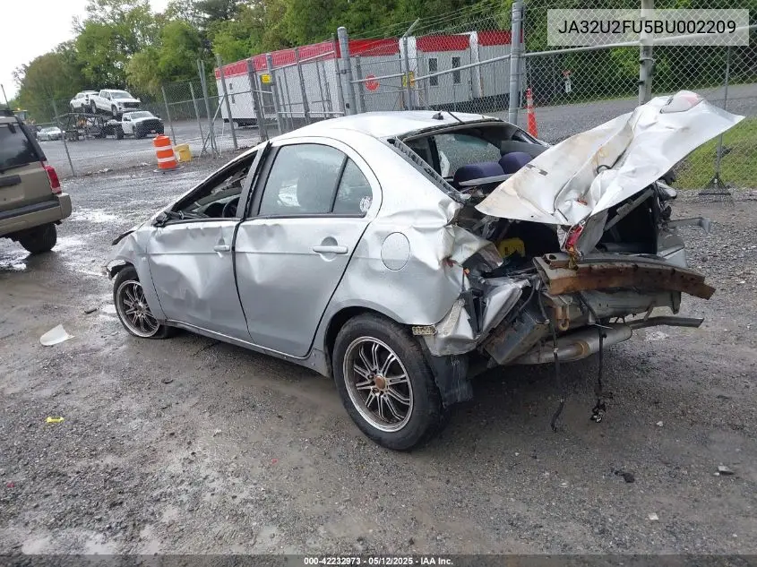 2011 Mitsubishi Lancer Es VIN: JA32U2FU5BU002209 Lot: 42232973