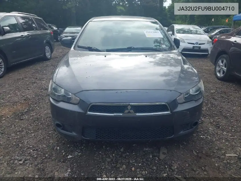 2011 Mitsubishi Lancer Es VIN: JA32U2FU9BU004710 Lot: 42613003
