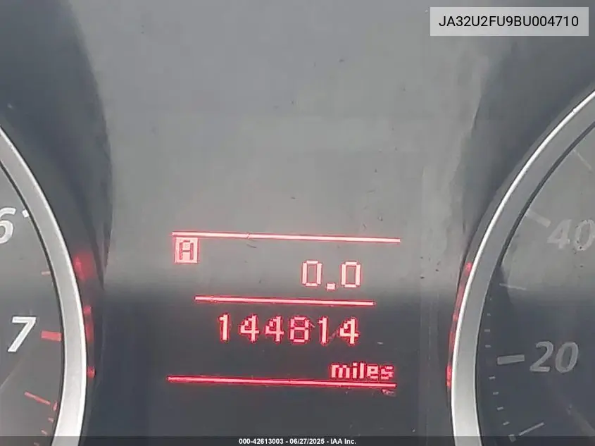 2011 Mitsubishi Lancer Es VIN: JA32U2FU9BU004710 Lot: 42613003