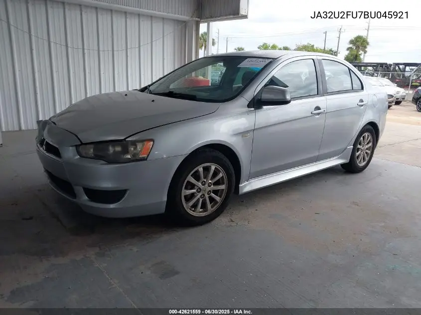 2011 Mitsubishi Lancer Es VIN: JA32U2FU7BU045921 Lot: 42621559