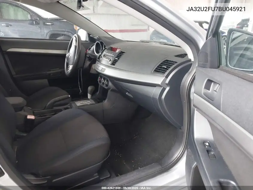2011 Mitsubishi Lancer Es VIN: JA32U2FU7BU045921 Lot: 42621559