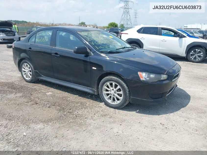 2012 Mitsubishi Lancer Se VIN: JA32U2FU6CU603873 Lot: 12327472