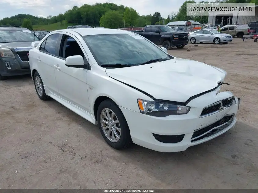 2012 Mitsubishi Lancer Se VIN: JA32V2FWXCU016168 Lot: 42220027