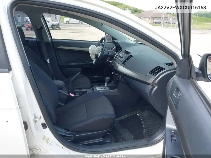 2012 Mitsubishi Lancer Se VIN: JA32V2FWXCU016168 Lot: 42220027
