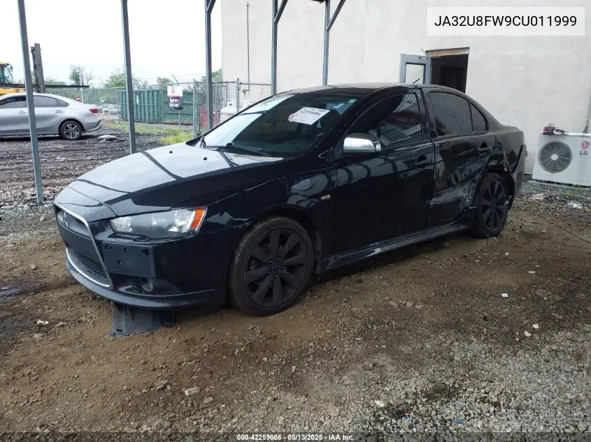 2012 Mitsubishi Lancer Gt VIN: JA32U8FW9CU011999 Lot: 42259086