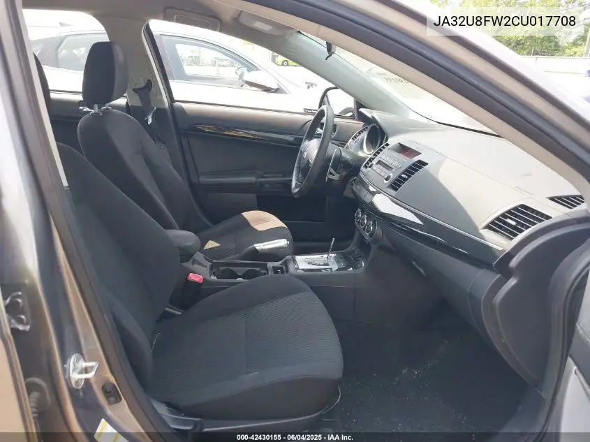 2012 Mitsubishi Lancer Gt VIN: JA32U8FW2CU017708 Lot: 42430155