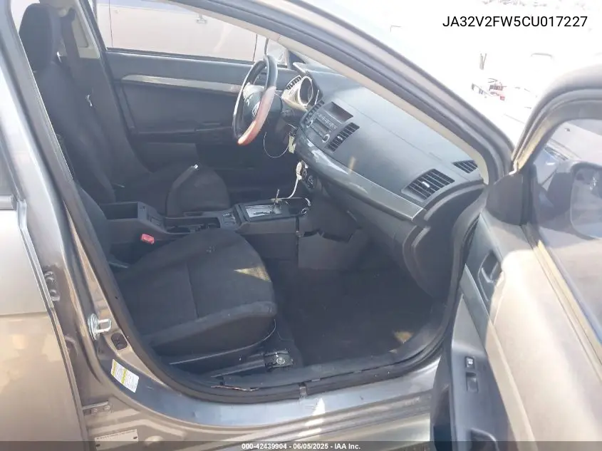 2012 Mitsubishi Lancer Se VIN: JA32V2FW5CU017227 Lot: 42439904