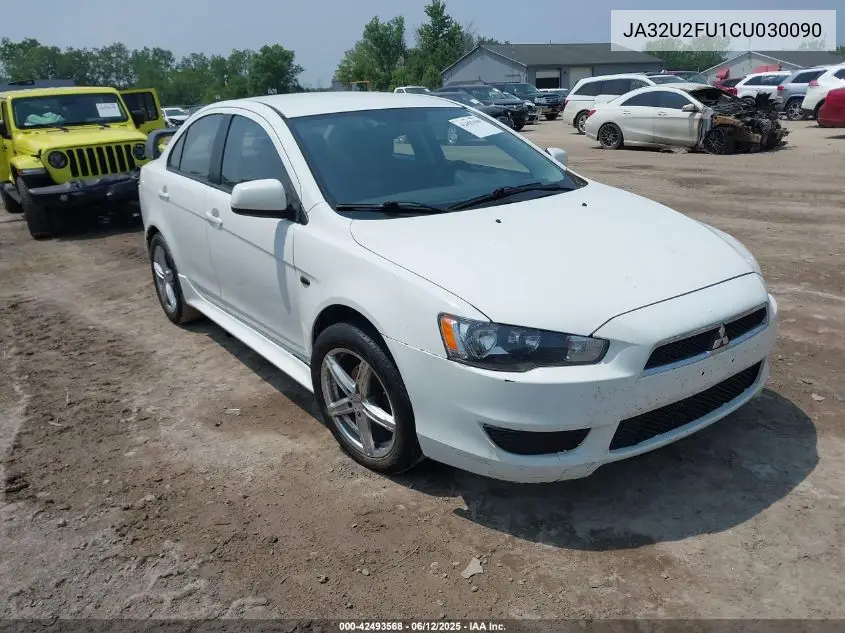 2012 Mitsubishi Lancer Es VIN: JA32U2FU1CU030090 Lot: 42493568