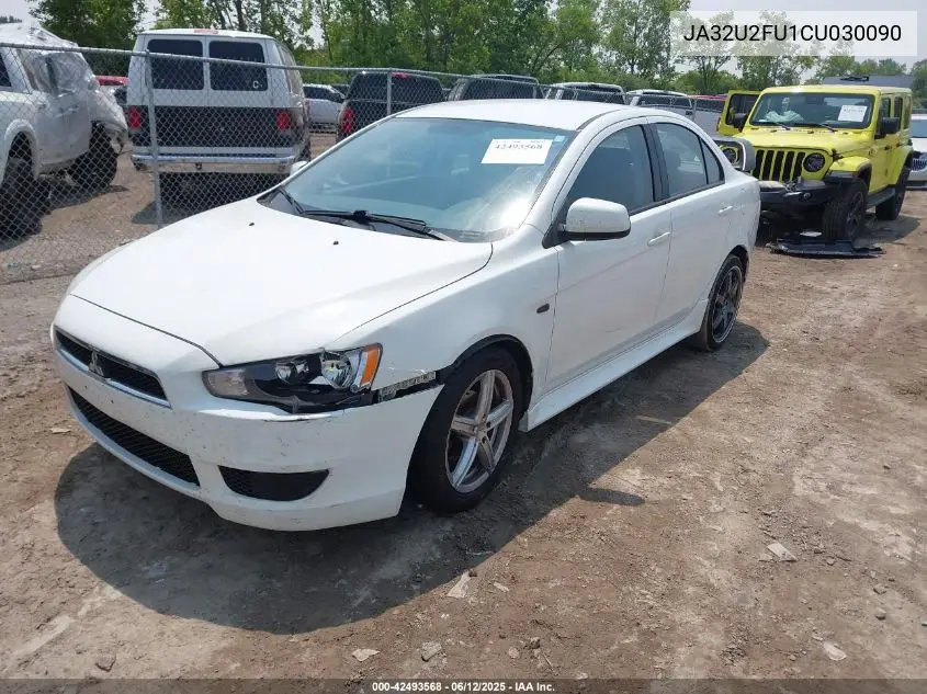 2012 Mitsubishi Lancer Es VIN: JA32U2FU1CU030090 Lot: 42493568