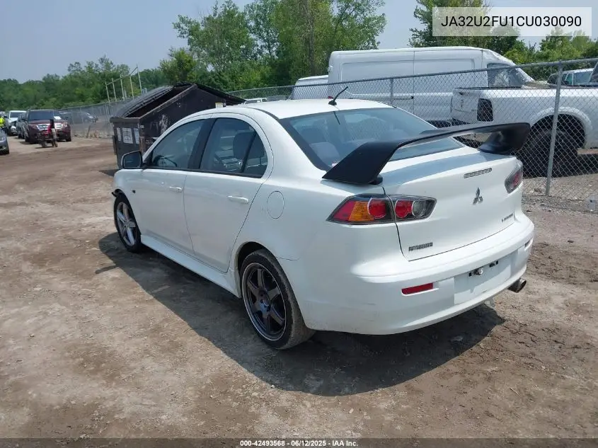 2012 Mitsubishi Lancer Es VIN: JA32U2FU1CU030090 Lot: 42493568