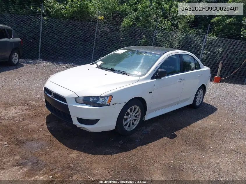 2012 Mitsubishi Lancer Es VIN: JA32U2FU9CU029401 Lot: 42539982