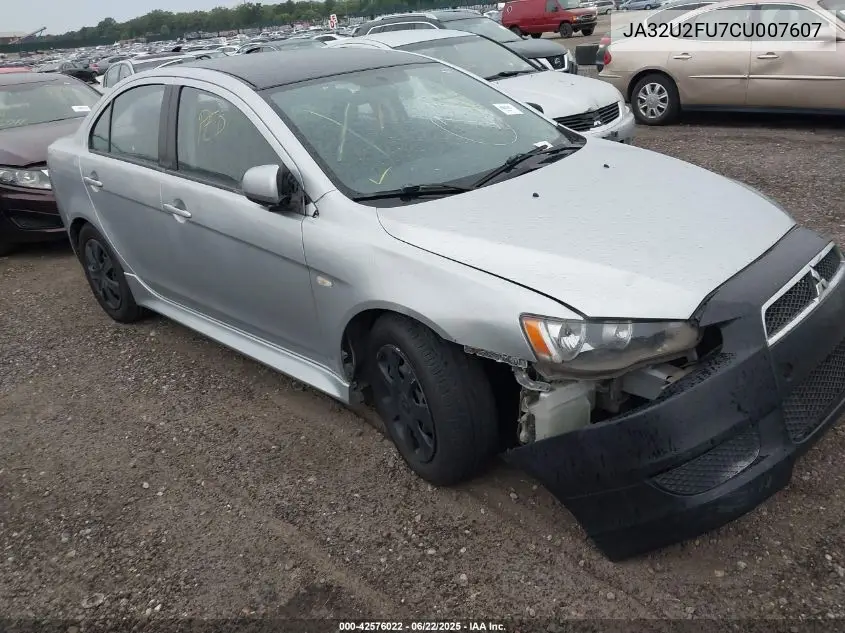 2012 Mitsubishi Lancer Es VIN: JA32U2FU7CU007607 Lot: 42576022