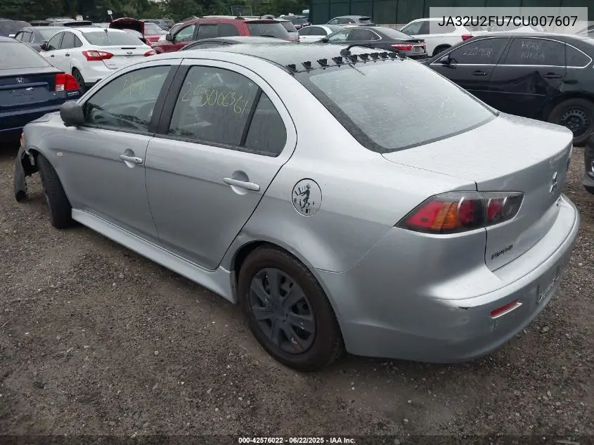 2012 Mitsubishi Lancer Es VIN: JA32U2FU7CU007607 Lot: 42576022