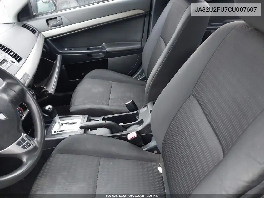2012 Mitsubishi Lancer Es VIN: JA32U2FU7CU007607 Lot: 42576022