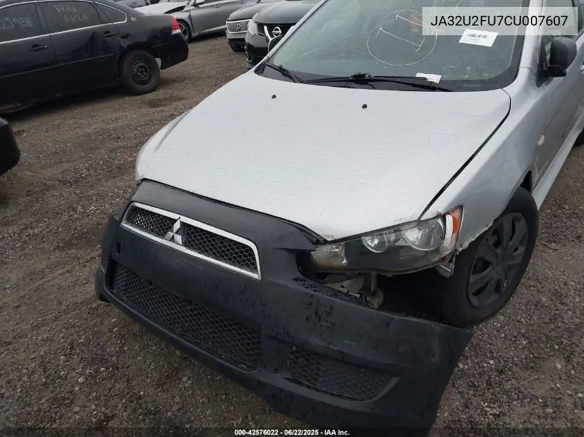 2012 Mitsubishi Lancer Es VIN: JA32U2FU7CU007607 Lot: 42576022