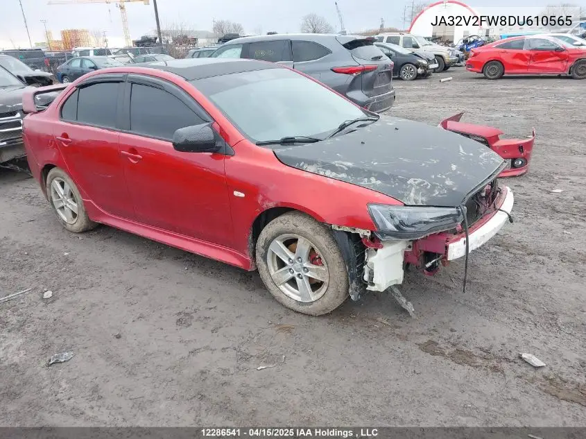 2013 Mitsubishi Lancer Gt Awc/Se Awc VIN: JA32V2FW8DU610565 Lot: 12286541