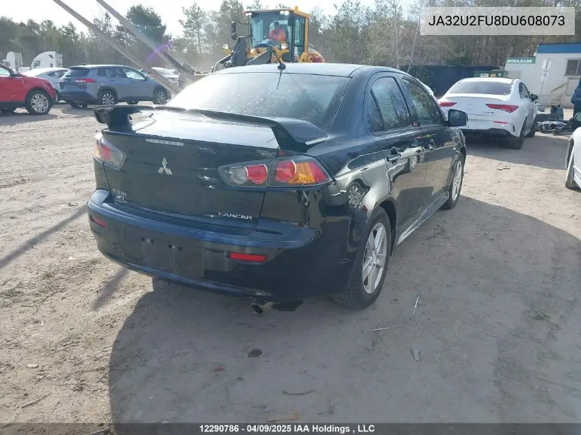 2013 Mitsubishi Lancer Se VIN: JA32U2FU8DU608073 Lot: 12290786