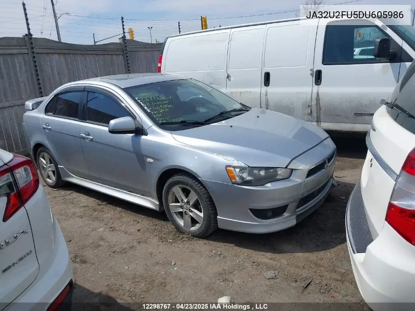 2013 Mitsubishi Lancer Es/Es Sport VIN: JA32U2FU5DU605986 Lot: 12298767