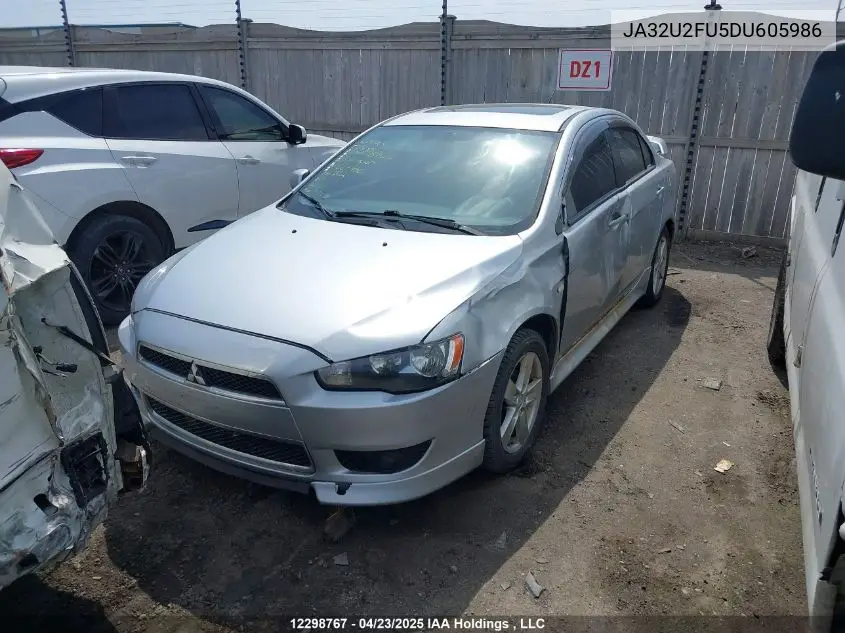 2013 Mitsubishi Lancer Es/Es Sport VIN: JA32U2FU5DU605986 Lot: 12298767