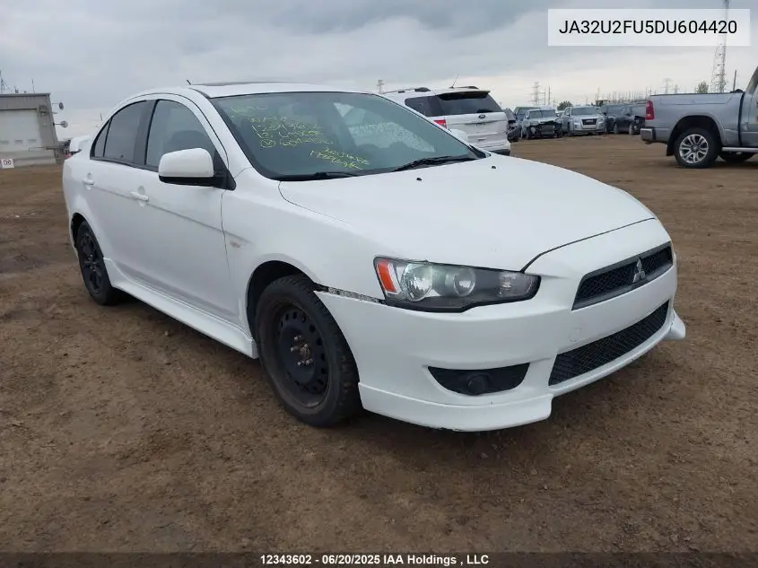 2013 Mitsubishi Lancer Se VIN: JA32U2FU5DU604420 Lot: 12343602X