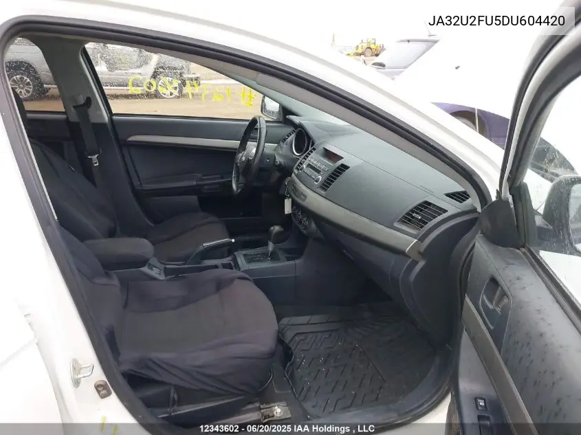 2013 Mitsubishi Lancer Se VIN: JA32U2FU5DU604420 Lot: 12343602X