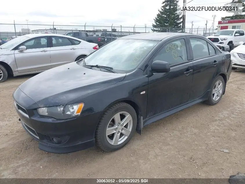 2013 Mitsubishi Lancer Es/Es Sport VIN: JA32U2FU0DU600341 Lot: 30063052