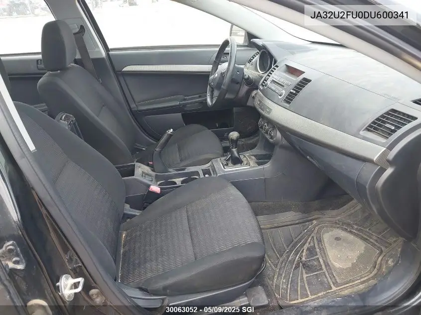 2013 Mitsubishi Lancer Es/Es Sport VIN: JA32U2FU0DU600341 Lot: 30063052
