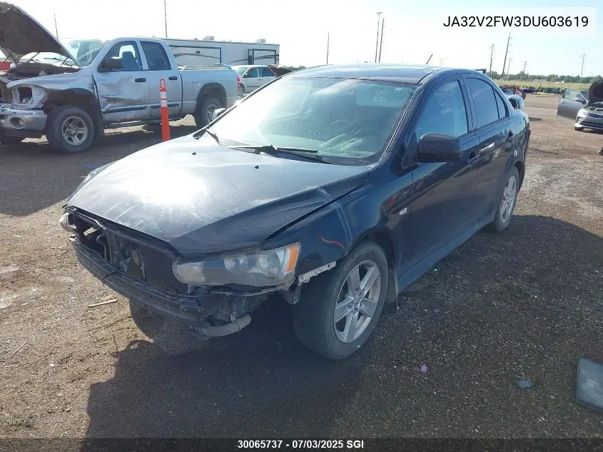 2013 Mitsubishi Lancer Se VIN: JA32V2FW3DU603619 Lot: 30065737