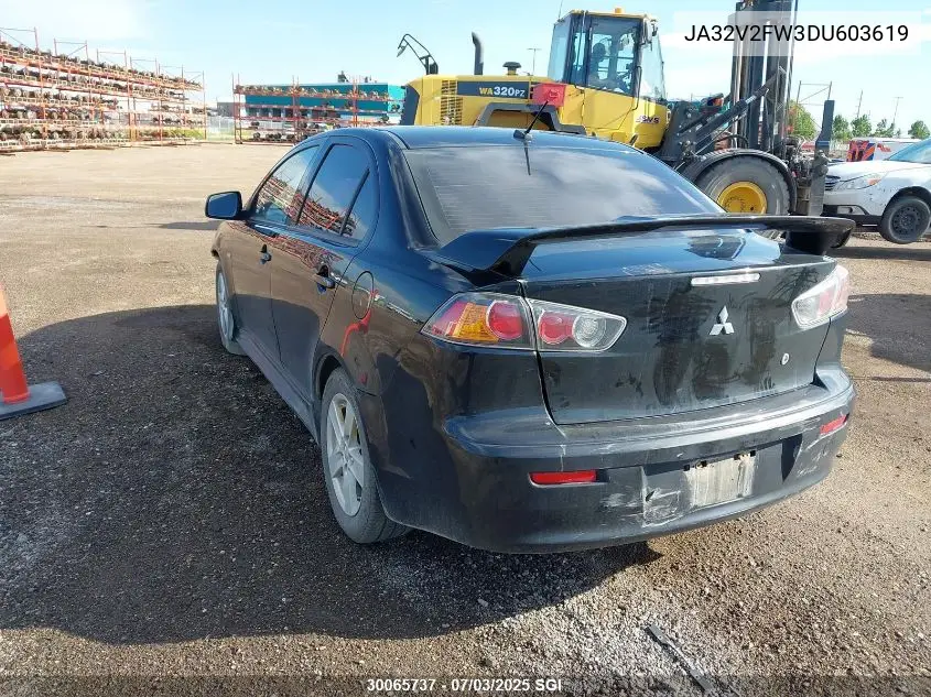2013 Mitsubishi Lancer Se VIN: JA32V2FW3DU603619 Lot: 30065737