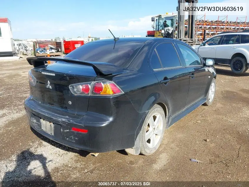 2013 Mitsubishi Lancer Se VIN: JA32V2FW3DU603619 Lot: 30065737