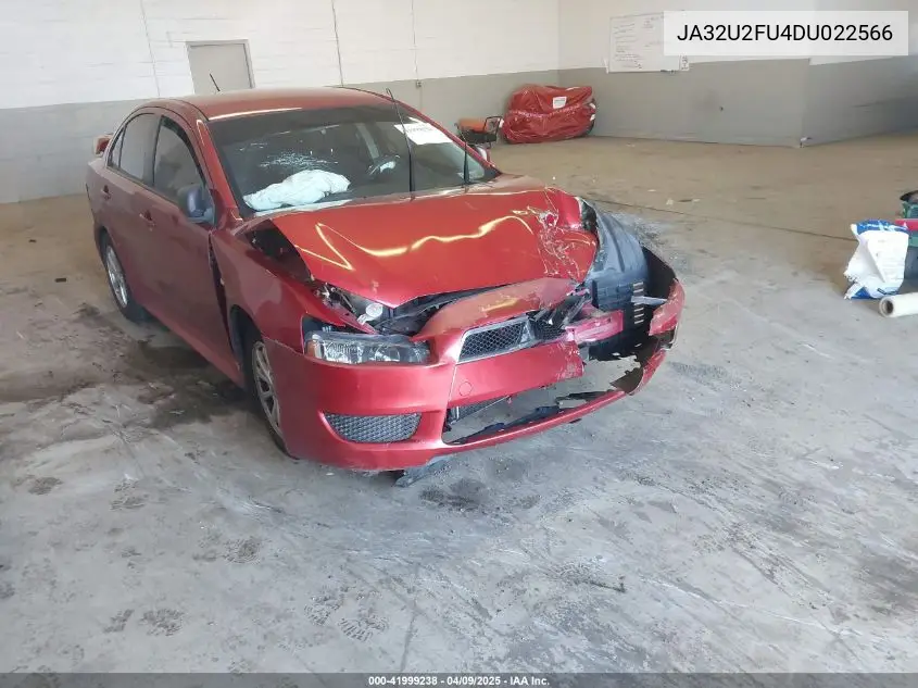 2013 Mitsubishi Lancer Es VIN: JA32U2FU4DU022566 Lot: 41999238