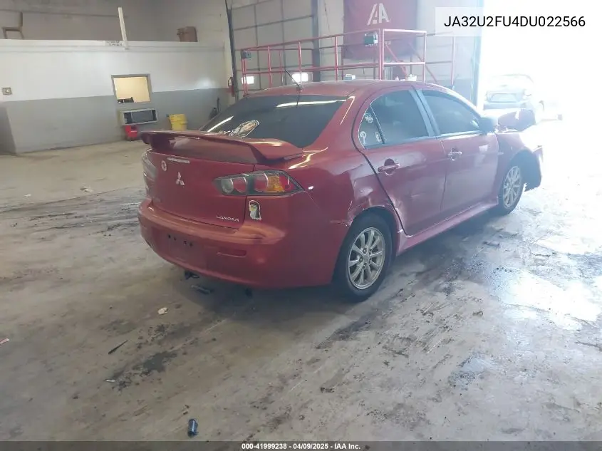 2013 Mitsubishi Lancer Es VIN: JA32U2FU4DU022566 Lot: 41999238
