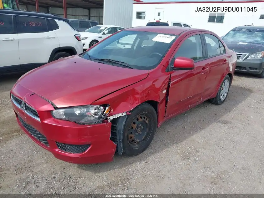 2013 Mitsubishi Lancer Es VIN: JA32U2FU9DU011045 Lot: 42208305