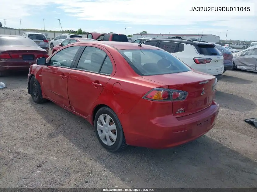 2013 Mitsubishi Lancer Es VIN: JA32U2FU9DU011045 Lot: 42208305