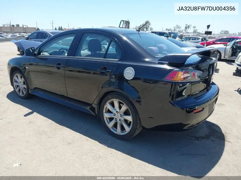 2013 Mitsubishi Lancer Gt VIN: JA32U8FW7DU004356 Lot: 42229396