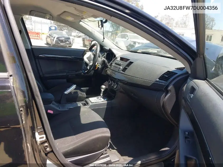 2013 Mitsubishi Lancer Gt VIN: JA32U8FW7DU004356 Lot: 42229396