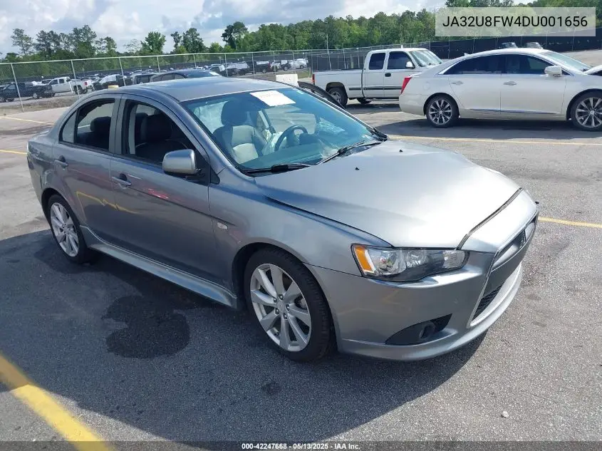 2013 Mitsubishi Lancer Gt VIN: JA32U8FW4DU001656 Lot: 42247668