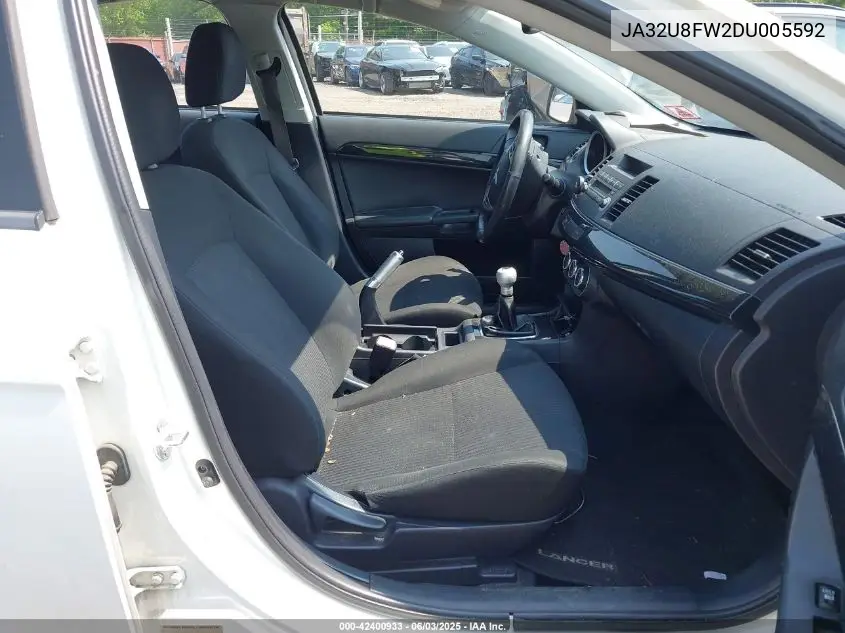 2013 Mitsubishi Lancer Gt VIN: JA32U8FW2DU005592 Lot: 42400933