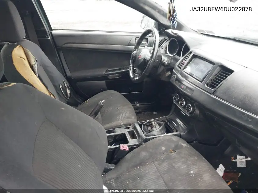 2013 Mitsubishi Lancer Gt VIN: JA32U8FW6DU022878 Lot: 42449708