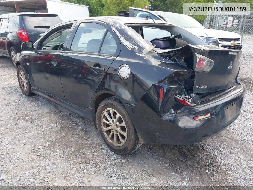 2013 Mitsubishi Lancer Es VIN: JA32U2FU5DU001189 Lot: 42466756