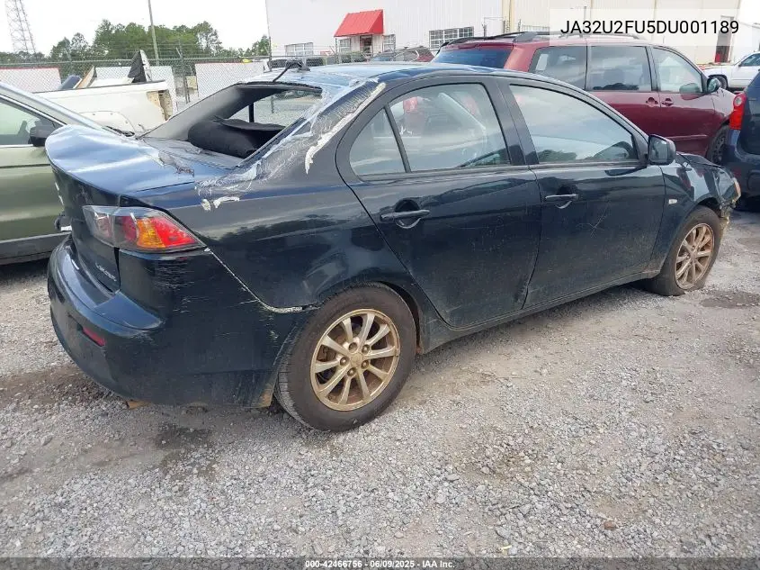 2013 Mitsubishi Lancer Es VIN: JA32U2FU5DU001189 Lot: 42466756
