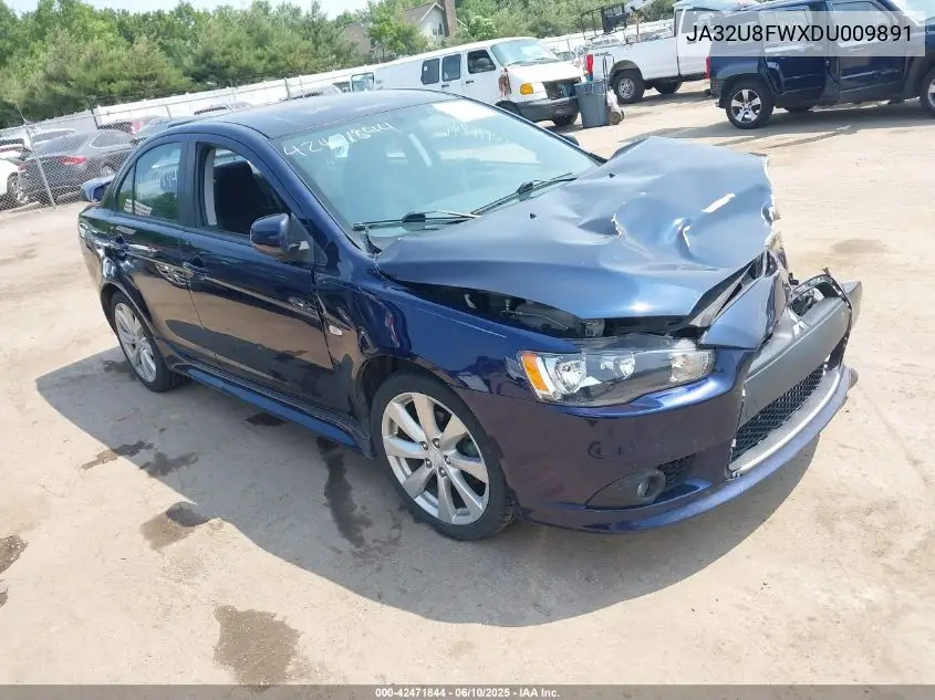 2013 Mitsubishi Lancer Gt VIN: JA32U8FWXDU009891 Lot: 42471844