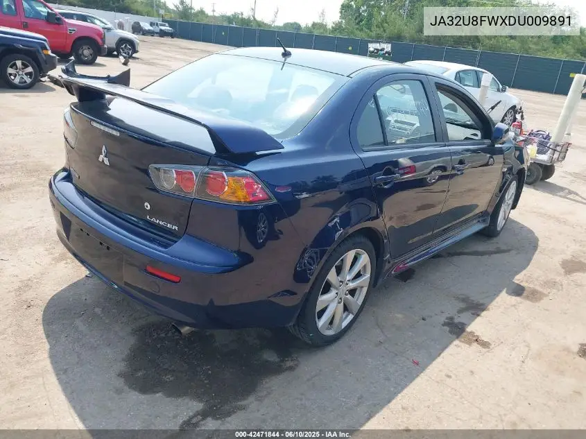 2013 Mitsubishi Lancer Gt VIN: JA32U8FWXDU009891 Lot: 42471844