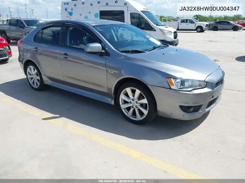 2013 Mitsubishi Lancer Sportback Gt VIN: JA32X8HW0DU004347 Lot: 42604799