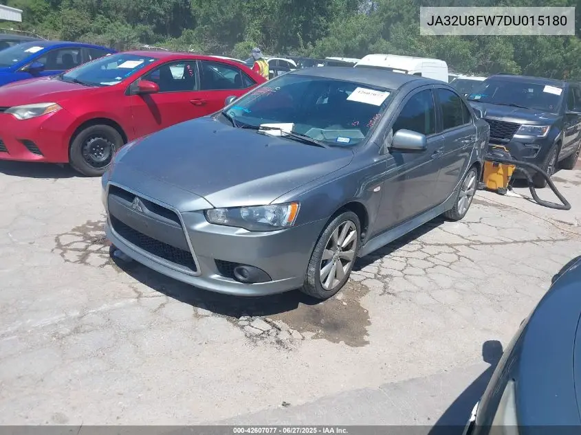 2013 Mitsubishi Lancer Gt VIN: JA32U8FW7DU015180 Lot: 42607077